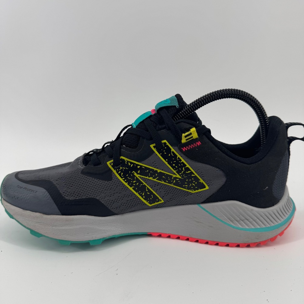 New Balance Nitrel v4 All Terrain Trail Running Shoes Grey Black Neon 11 - Picture 6 of 12